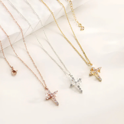 The Crown Cross Necklace