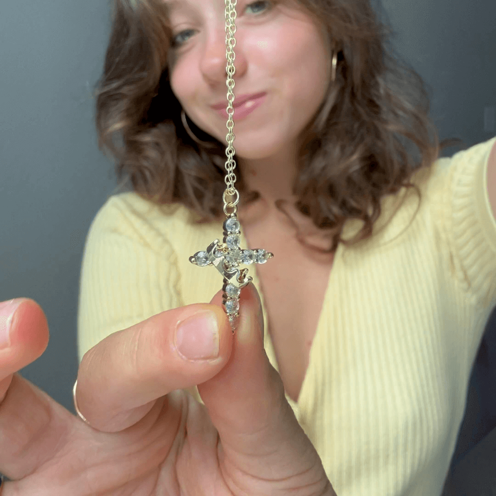 The Crown Cross Necklace